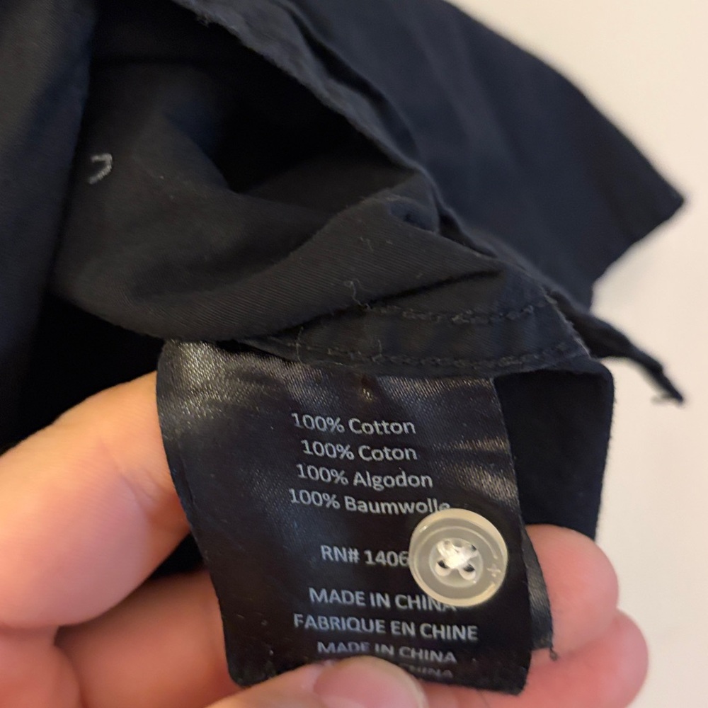 Tavik Beach Born City Raised Men’s Black Casual Button Down Shirt with letter, S - Picture 3 of 6